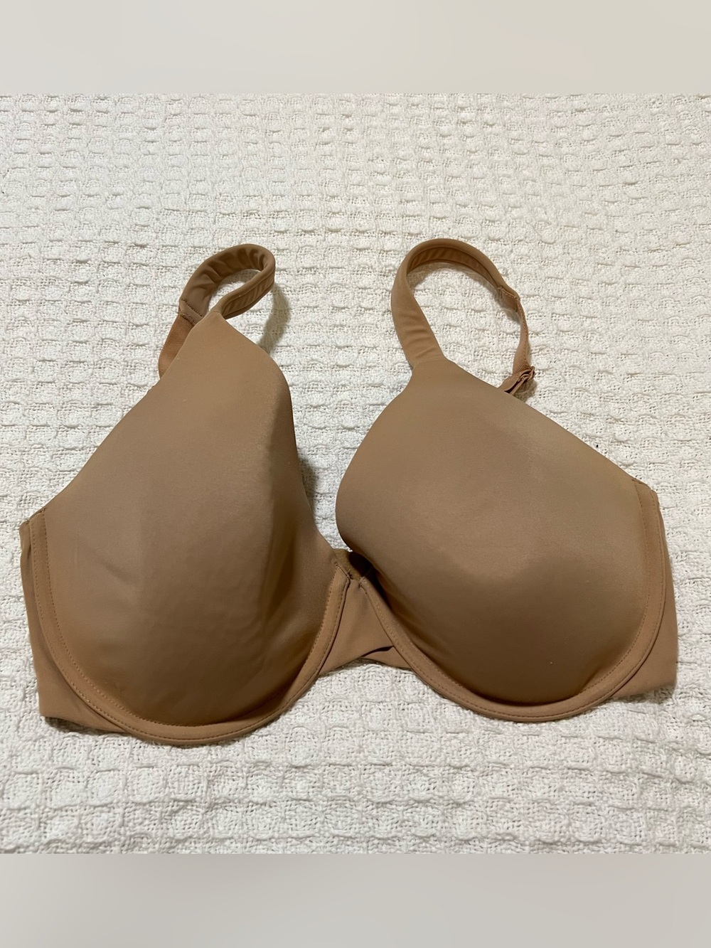 Ambrielle Bra Tan Full Figure Everyday Full Coverage Underwire Size 36DD